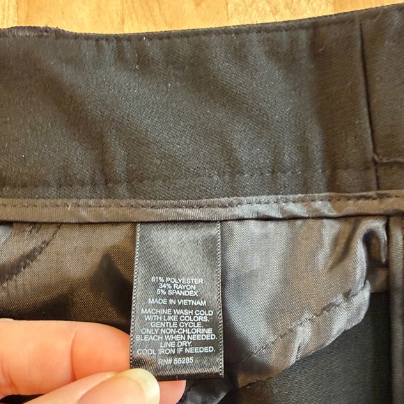 Express Editor Bootcut Mid-Rise Woven Career Dress Pant Trouser, 6 Long - Picture 8 of 8